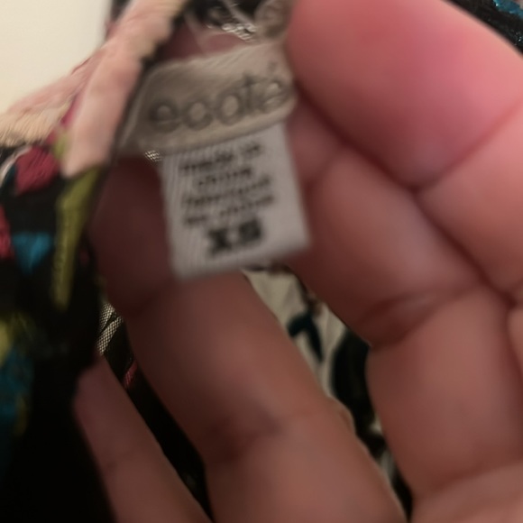 ecote’ babydoll sheer black top size xs. Beautiful design, perfect condition - Picture 5 of 8